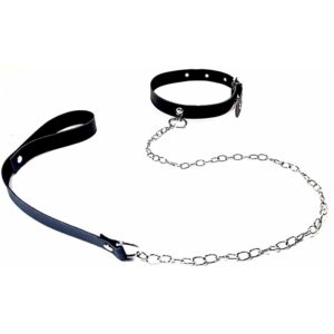 COLLAR CON CADENA REGULABLES NEGRO